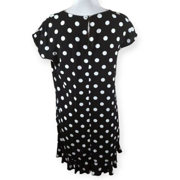 POPSUGAR BLACK AND WHITE POLKA-DOT DRESS SZ.XS EUC. - Picture 2 of 4